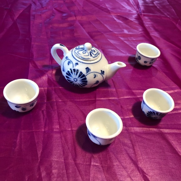 Kitchen Tiny Ceramic Teapot Set Poshmark